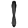 Satisfyer Gode en verre Dazzling Crystal 1 - 18 x 3.6cm Noir